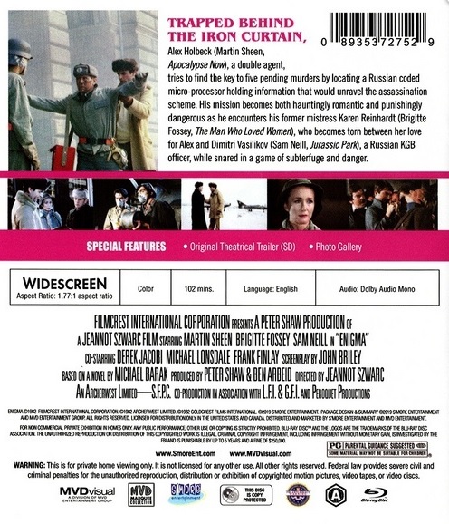 Enigma (ej svensk text) (Blu-ray) - 2