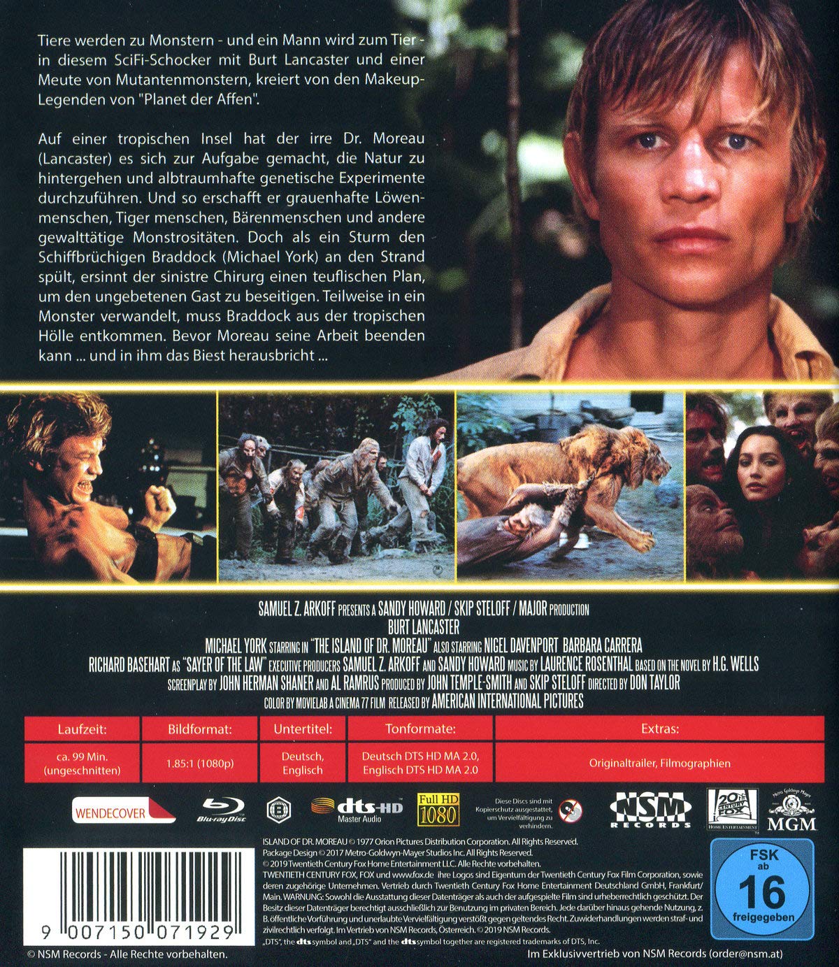 Island of Dr. Moureau (ej svensk text) (Blu-ray) - 2