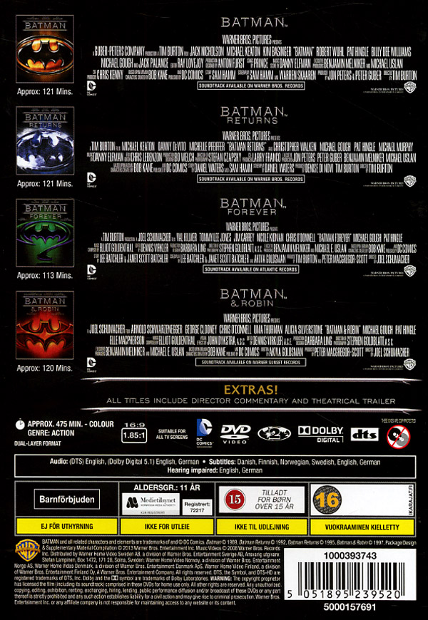 Batman Collection 1989-1997 (4-disc) - 2