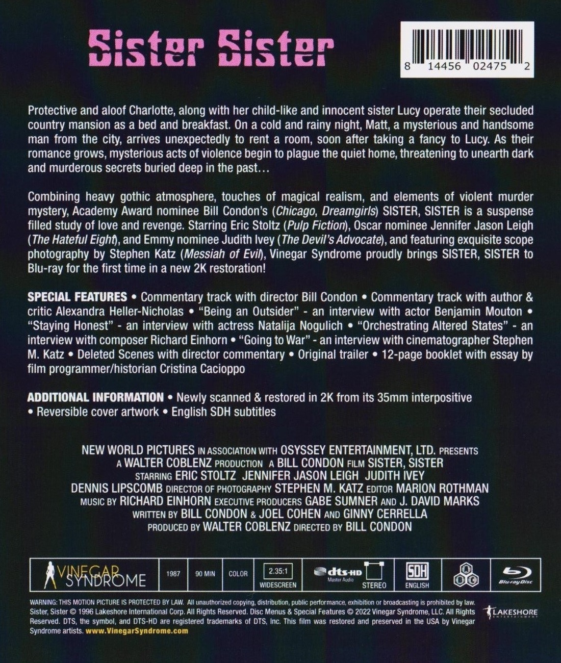 Sister Sister (ej svensk text) (Blu-ray) - 2