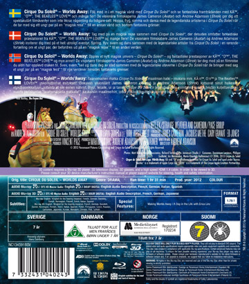 Cirque Du Soleil - World's Away (Real 3D + Blu-ray) - 2