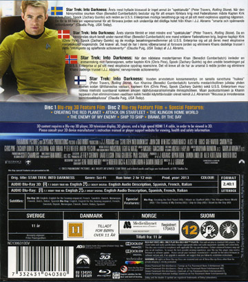 Star Trek Into Darkness (Real 3D + Blu-ray) - 2