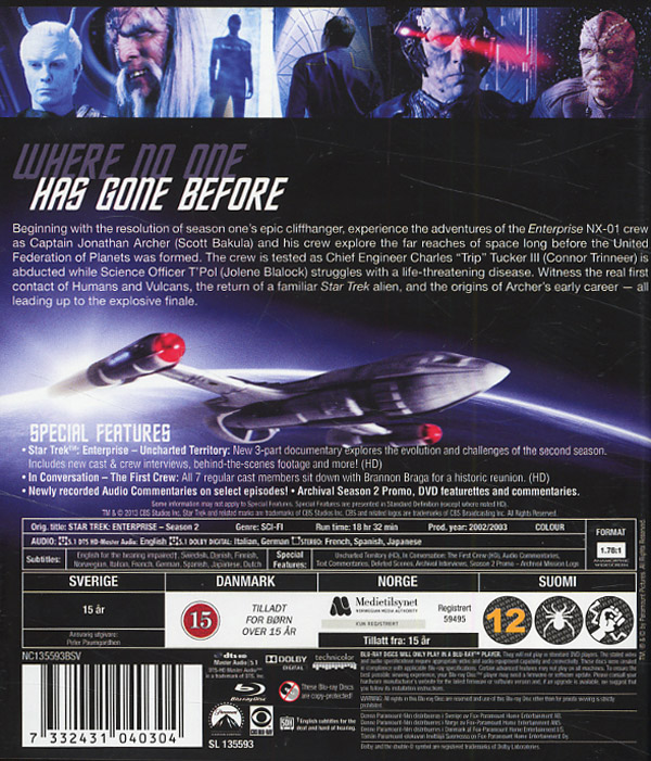 Star Trek: Enterprise - Säsong 2 (Blu-ray) - 2