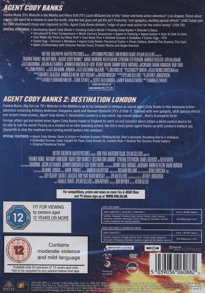 Agent Cody Banks / Agent Cody Banks 2 (2-disc) - 2