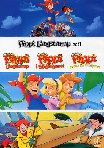 Pippi Långstrump x 3 (Tecknat)