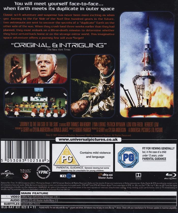 Journey To the Far Side of the Sun (ej svensk text) (Blu-ray) - 2