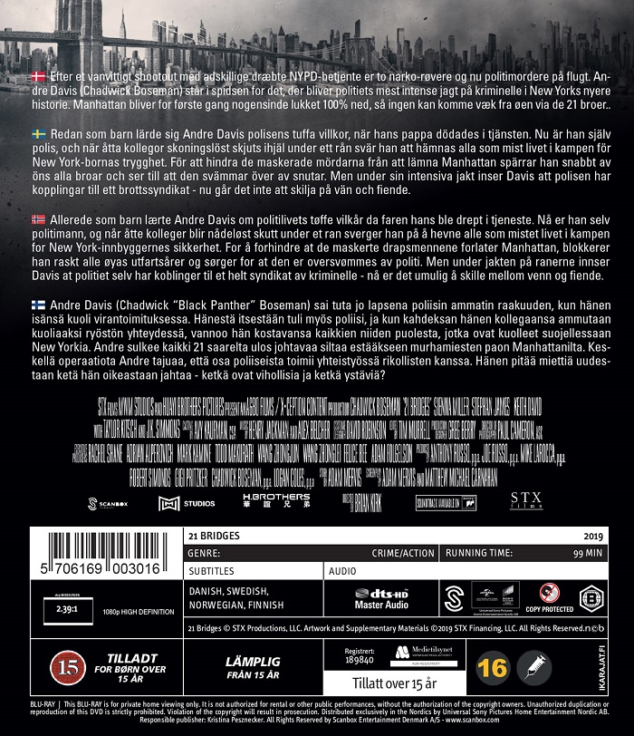 21 Bridges (Blu-ray) - 2