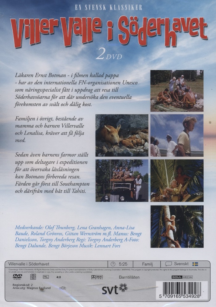 VillerValle I Söderhavet (2-disc) - 2