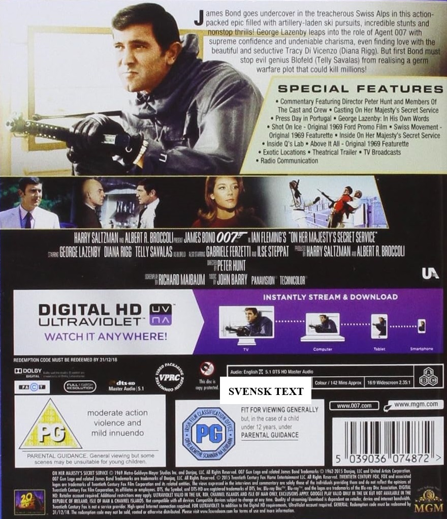 On Her Majesty's Secret Service (Blu-ray) - 2