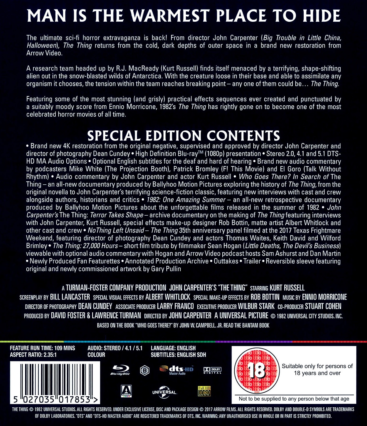 The Thing (ej svensk text) (Blu-ray) - 2