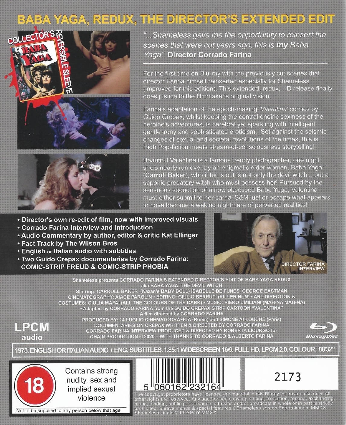 Baba Yaga - The Devil Witch (ej svensk text) (Blu-ray) - 2