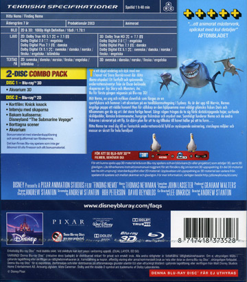 Hitta Nemo (Real 3D + Blu-ray) - 2