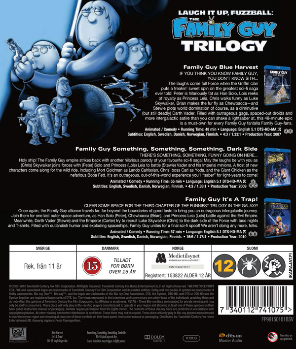 Family Guy - Star Wars Trilogy (Blu-ray) (3-disc) - 2