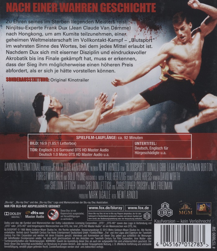Bloodsport (ej svensk text) (Blu-ray) - 2