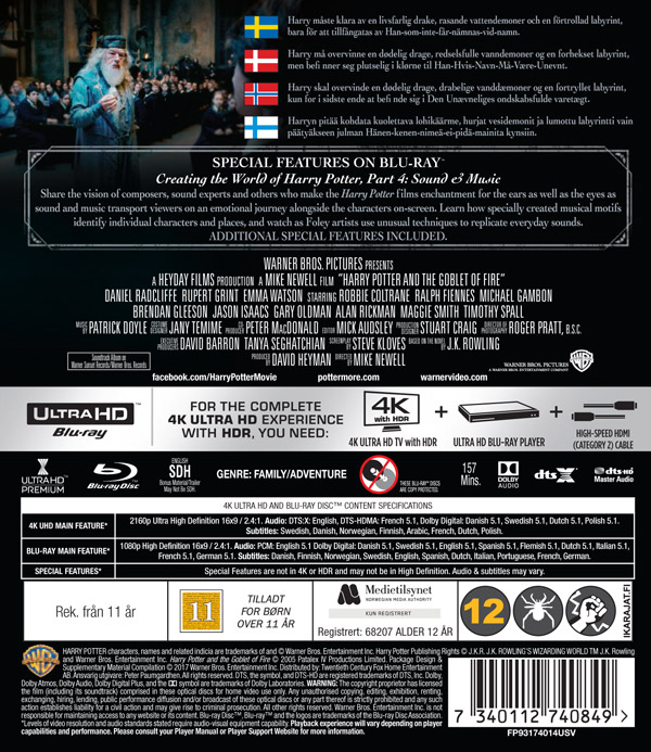 Harry Potter And the Goblet of Fire (4K Ultra HD Blu-ray) (3-disc) - 2