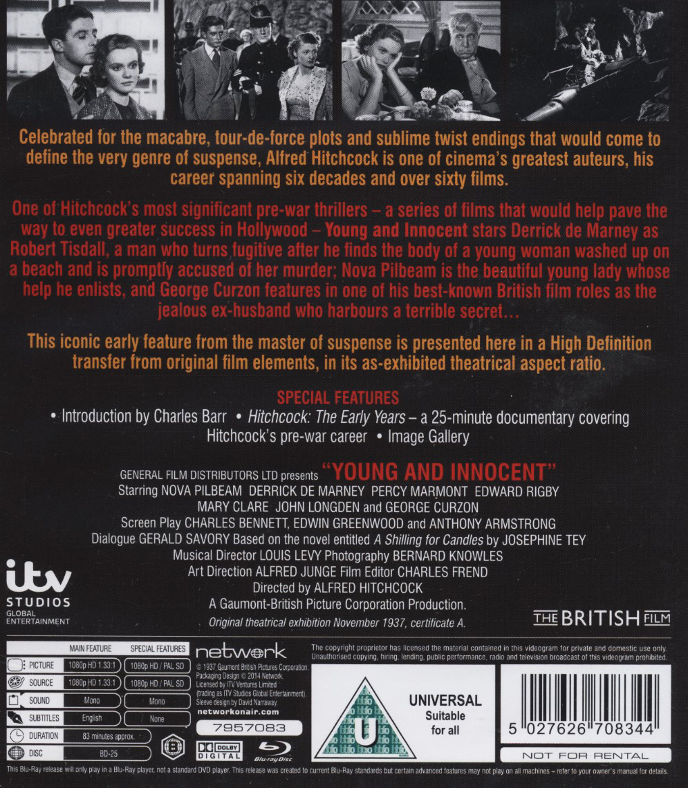 Young & Innocent (ej svensk text) (Blu-ray) - 2