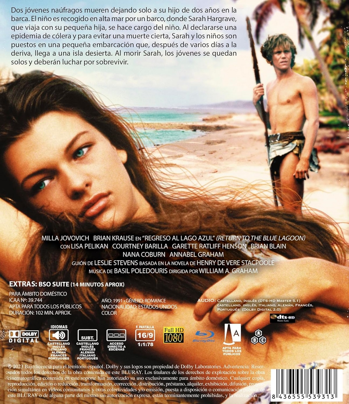 Return To the Blue Lagoon (ej svensk text) (Blu-ray) - 2