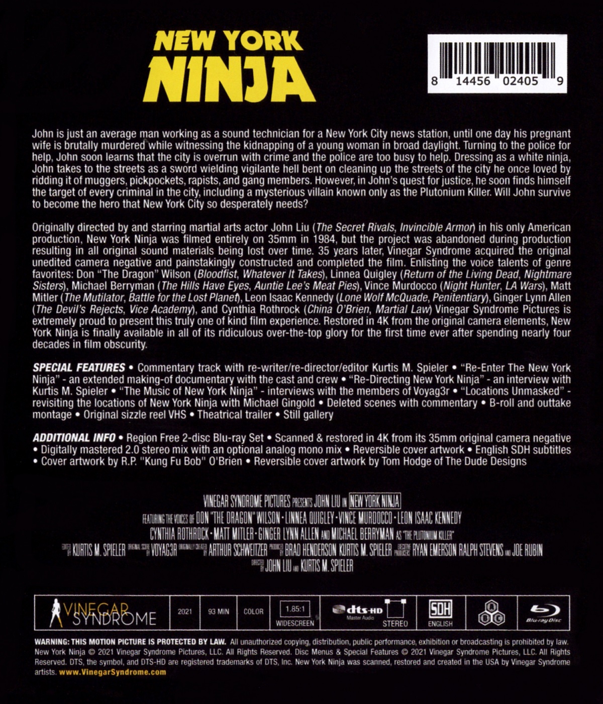 New York Ninja (ej svensk text) (Blu-ray) - 2