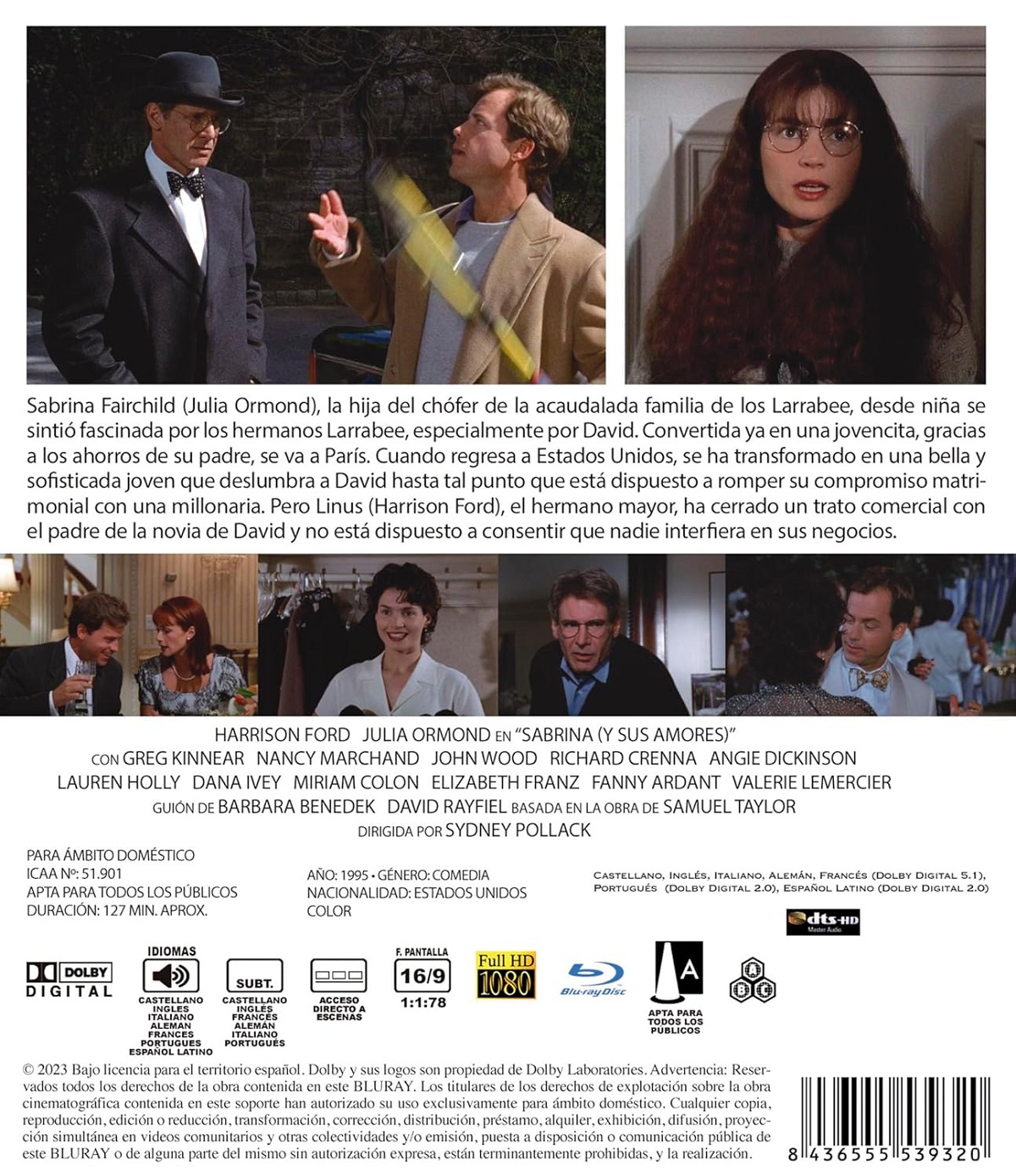 Sabrina (ej svensk text) (Blu-ray) - 2