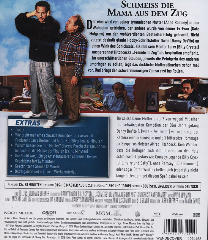 Throw Momma From the Train (ej svensk text) (Blu-ray) - 2