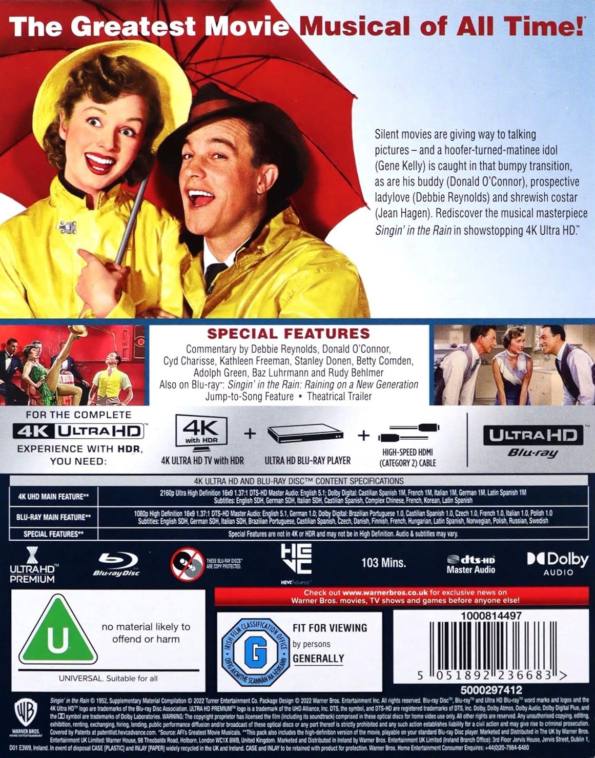 Singin' In the Rain (ej svensk text) (4K Ultra HD + Blu-ray) - 2