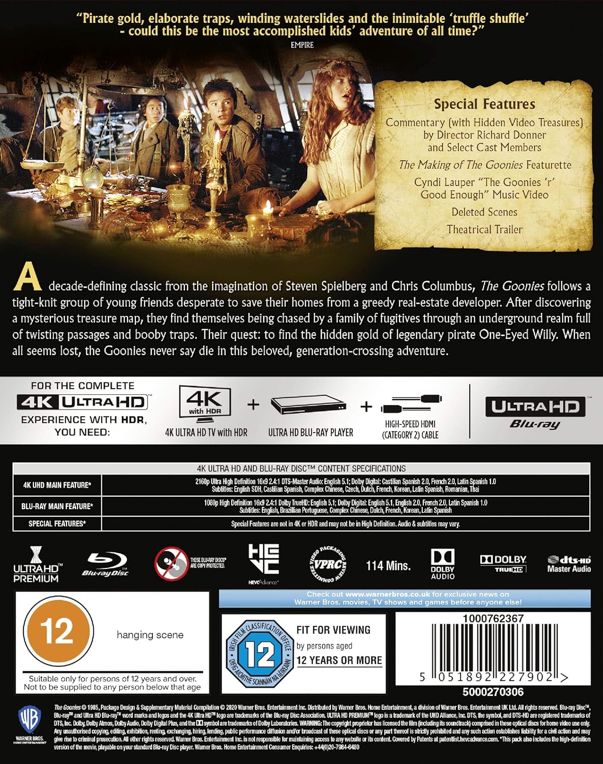 Goonies (ej svensk text) (4K Ultra HD + Blu-ray) - 2