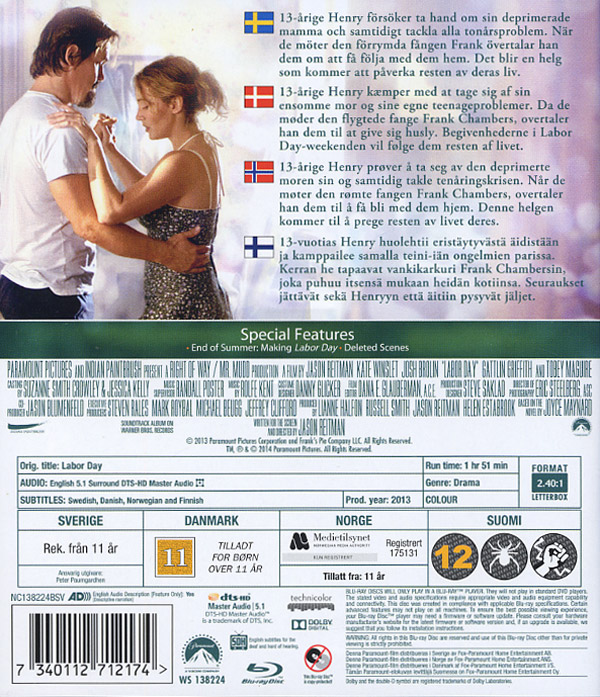 Labor Day (Blu-ray) - 2