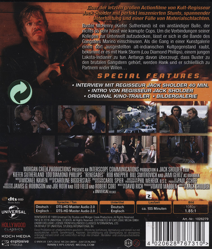 Renegades (ej svensk text) (Blu-ray) - 2