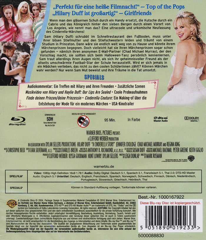 Cinderella Story (Blu-ray) - 2