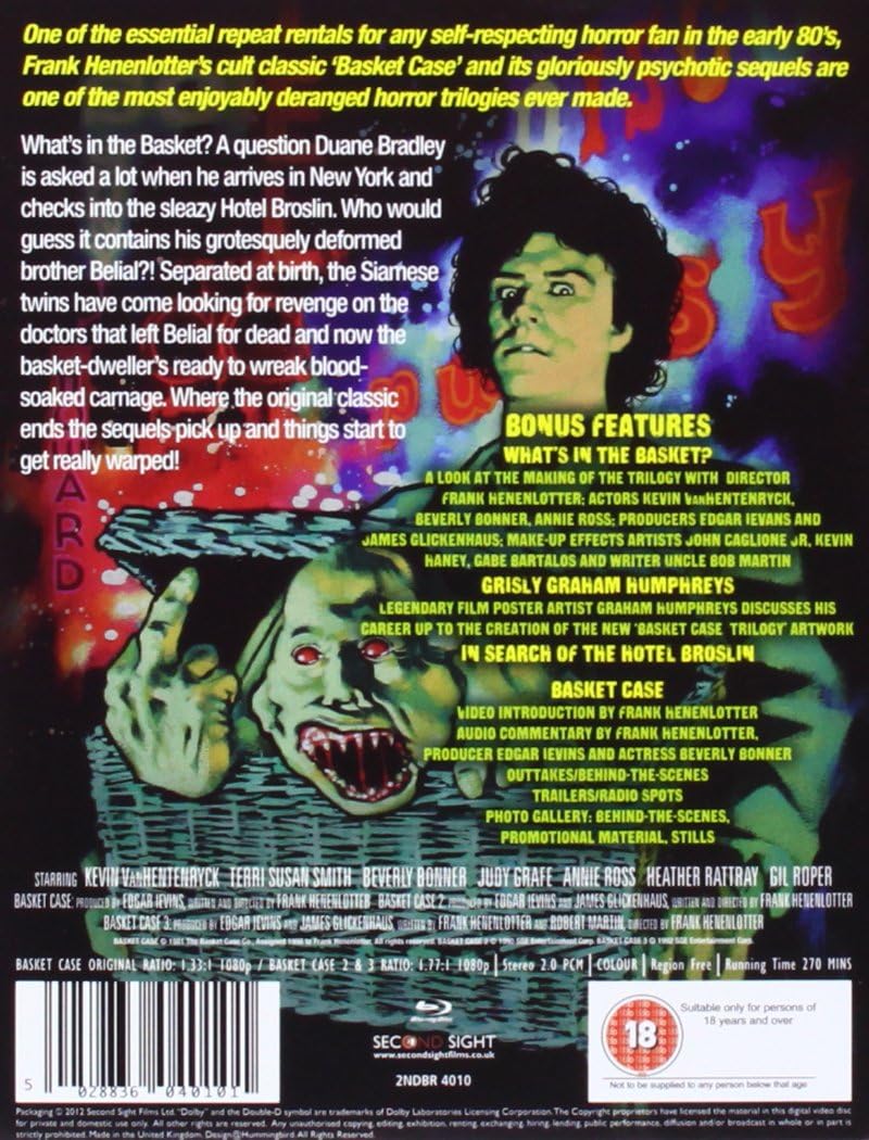 Basket Case - The Trilogy (Steelbook) (ej svensk text) (Blu-ray) - 2