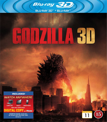 Godzilla (2014) (Real 3D + Blu-ray)