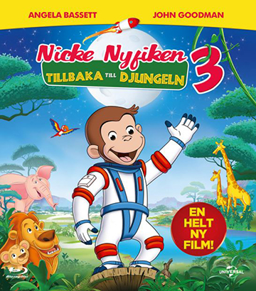 Nicke Nyfiken 3 - Tillbaka Till Jungeln (Blu-ray)