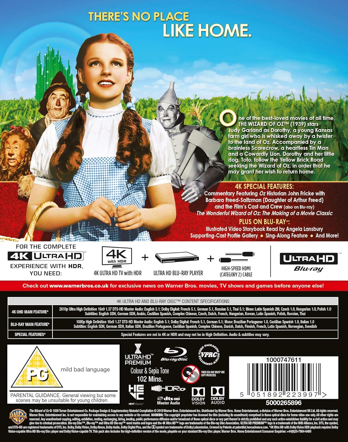Wizard of Oz (ej svensk text) (4K Ultra HD + Blu-ray) - 2