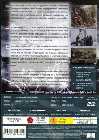 World War 1 In Colour (2-disc) (Begagnad) - 2