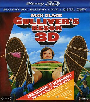 Gulliver's Resor 3D (Real 3D + Blu-ray + DVD)