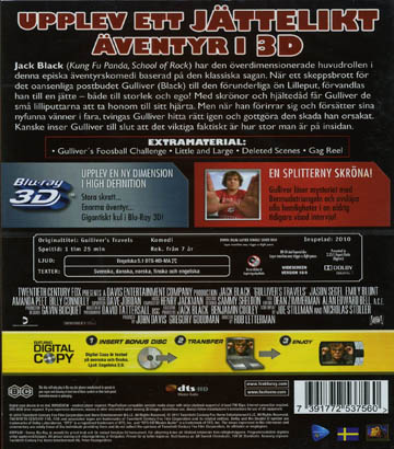 Gulliver's Resor 3D (Real 3D + Blu-ray + DVD) - 2