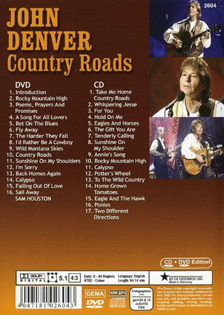 John Denver - Country Roads (DVD + CD) - 2
