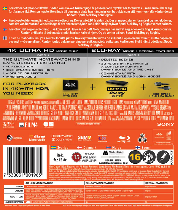 T2: Trainspotting (4K Ultra HD Blu-ray) - 2