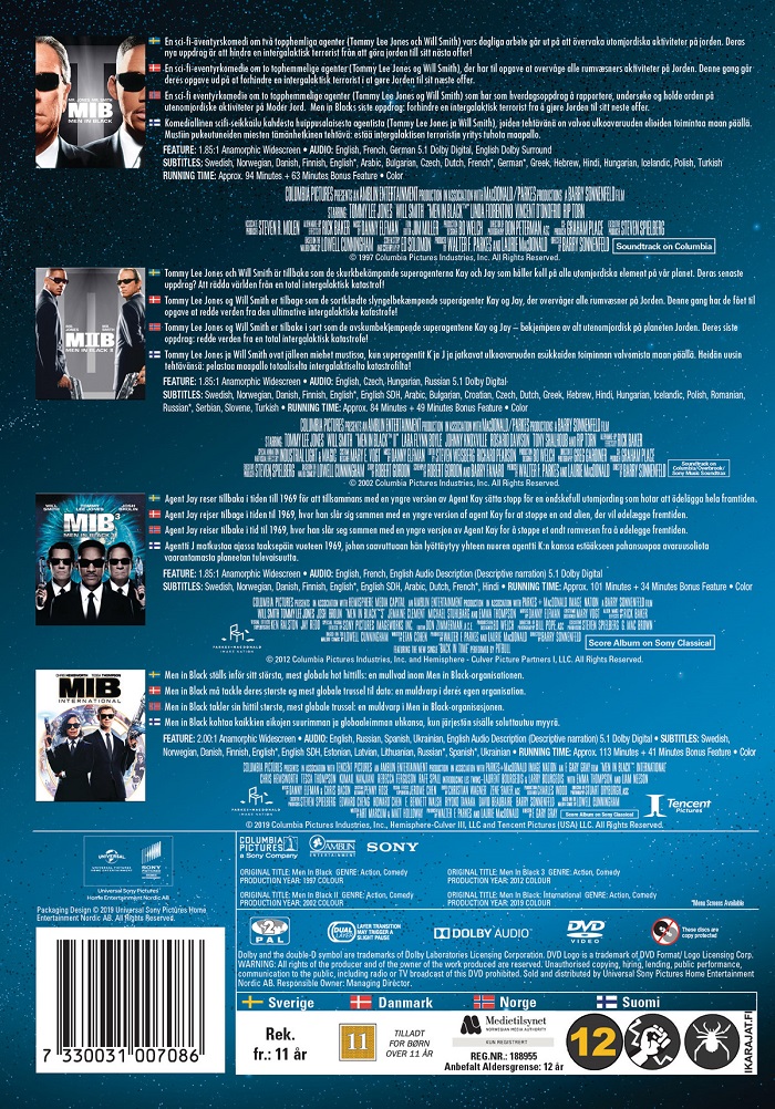 Men in Black 1-4 - 2