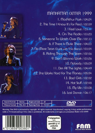 Donna Summer - Live - 2