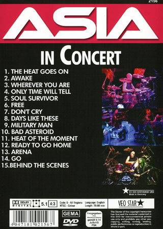 Asia - In Concert - 2