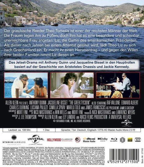 The Greek Tycoon (ej svensk text) (Blu-ray) - 2