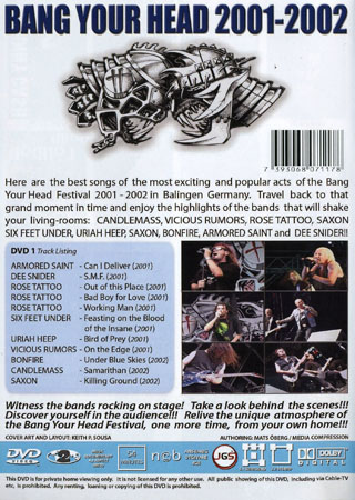 Bang Your Head 2001-2002 - 2