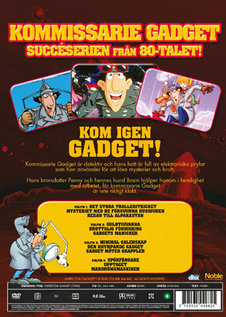 Kommissarie Gadget - Volym 1-4 (4-disc) - 2
