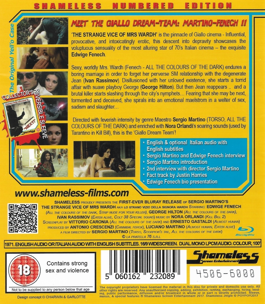 The Strange Vice of Mrs Wardh (ej svensk text) (Blu-ray) - 2