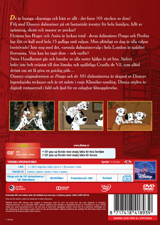 Pongo Och De 101 Dalmatinerna (Disney) (Nyrelease) - 2