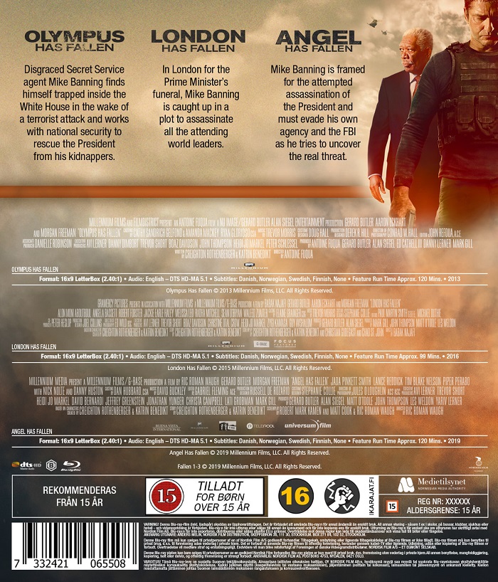Olympus/London/Angel Has Fallen (Blu-ray) - 2