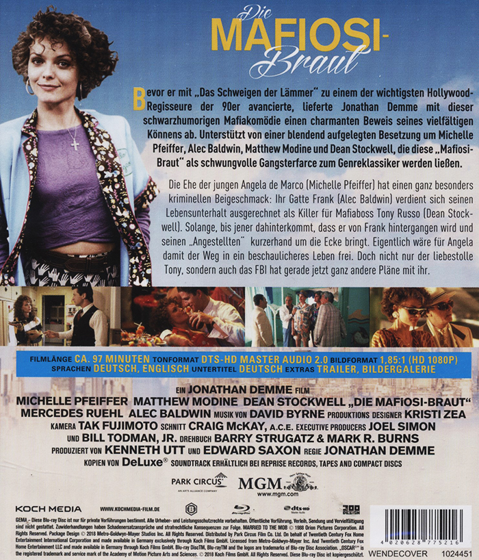 Married To the Mob (ej svensk text) (Blu-ray) - 2
