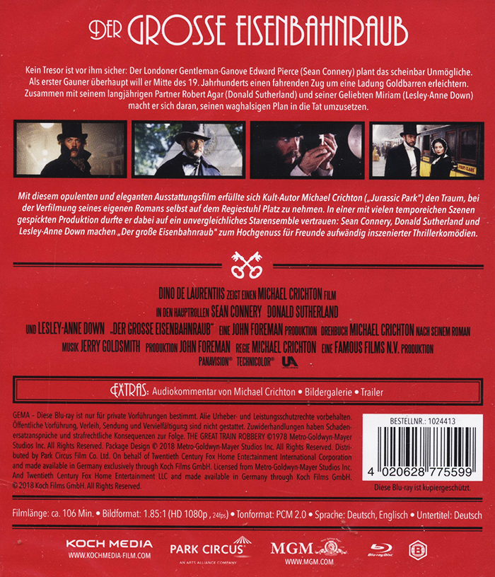 First Great Train Robbery (ej svensk text) (Blu-ray) - 2