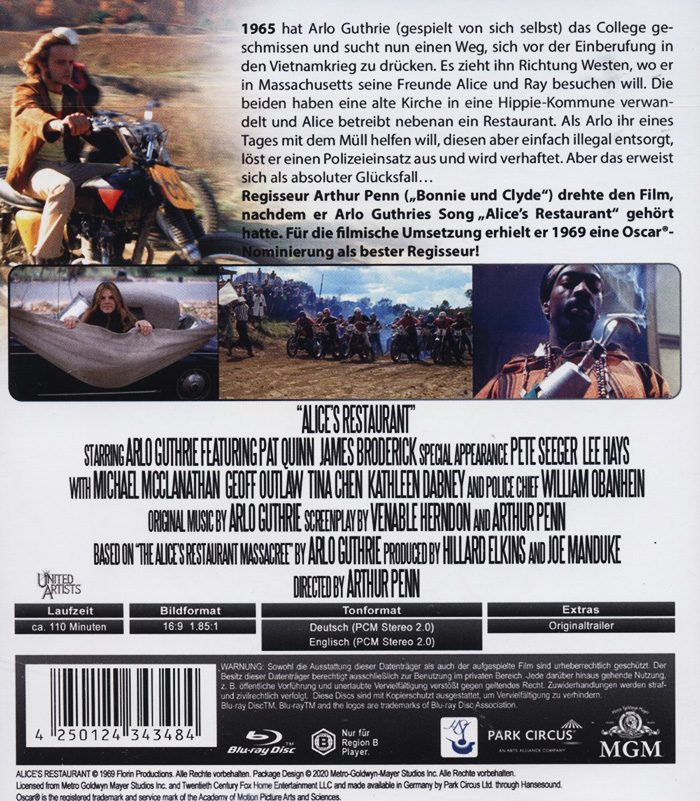 Alice's Restaurant (ej svensk text) (Blu-ray) - 2